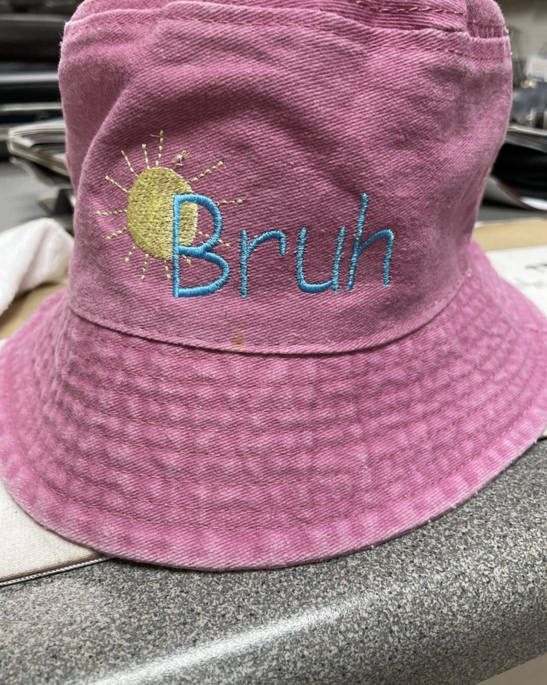 Custom Embroidered floppy beach Hat